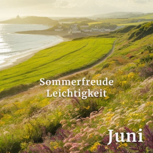 Coverbild für Juni - Thema: Sommerfreude und Leichtigkeit