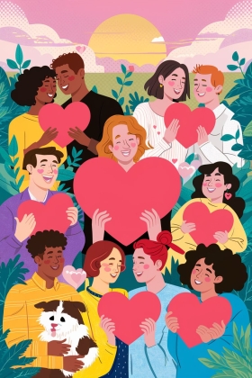 14-februar-sei-gluecklich-herz-mensch-das-leben-ist-schoen-valentinstag-romantik-liebe-leben-280 14. Februar: Valentinstag ist nicht nur für romantische Liebe. Schätze alle Formen der Liebe in deinem Leben! - sei glücklich | Herz Mensch | das Leben ist schön